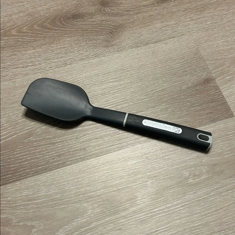 Calphalon Nylon Scraper Utensil Dark Charcoal Gray Silicone